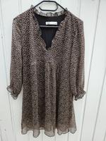 Zara Strandkleid Sommerkleid transparent schwarz braun dots S 36 Nordrhein-Westfalen - Meerbusch Vorschau