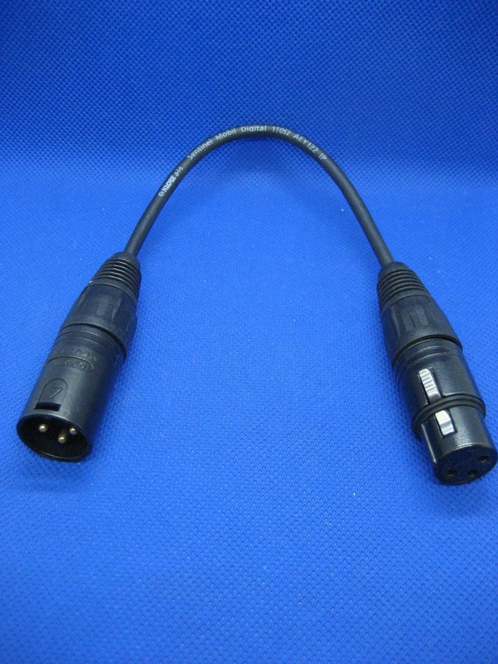 Patchkabel AES/EBU DMX digital 110Ohm z98 in Schwabenheim an der Selz