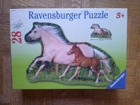 Ravensburger Konturpuzzle Pferd mit Fohlen 28 Teile  TOP ZUSTAND Nordrhein-Westfalen - Oberhausen Vorschau