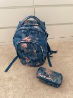 Satch Schulrucksack Blau mit Blumen Summer Soul +Federmäppchen Bayern - Königsbrunn Vorschau