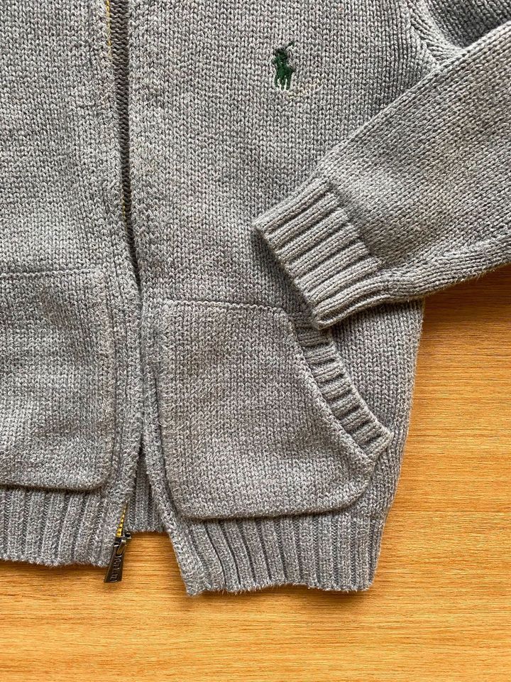 Ralph Lauren Kinder Strickjacke, grau, Größe 5 in Verl