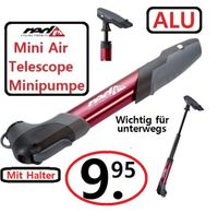 Pumpe Alu Mini Double Shot Funktion sw.-rot Fahrrad AV-DV-SV Bayern - Obernzell Vorschau