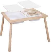Kindertisch mit umkehrbarer Tischplatte Spieltisch Holz +2 Hocker Rheinland-Pfalz - Neuwied Vorschau