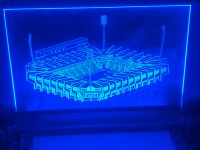 LED - Lichtspiegel, Fußball-Logo, Fanartikel, Regaldekoration Nordrhein-Westfalen - Hattingen Vorschau