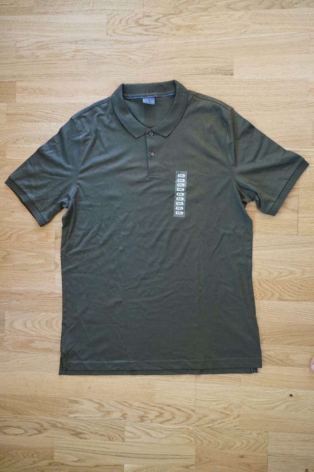 Calvin Klein Polo Shirt T-Shirt NEU Oliv grün Gr XXL Pulli in Gießen