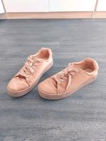 H&M rosé glänzende Sneaker Schuhe dicke Sohle 41 Sachsen-Anhalt - Lutherstadt Wittenberg Vorschau