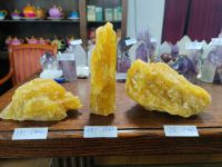 Honig Calcit auskristallisiert 13 bis 15 cm, natürlicher Spitze Bayern - Schnaittenbach Vorschau