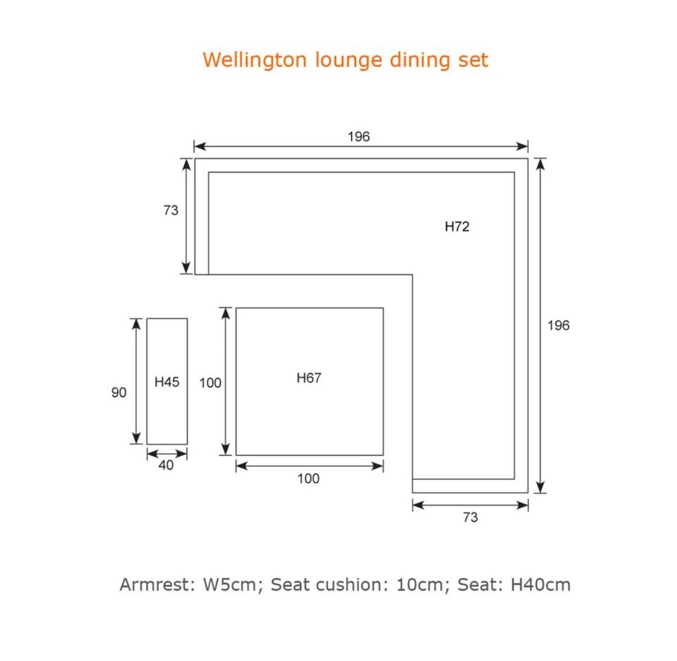 Alu Lounge-Set "Wellington" Fa. Garden Impressions in Buxtehude