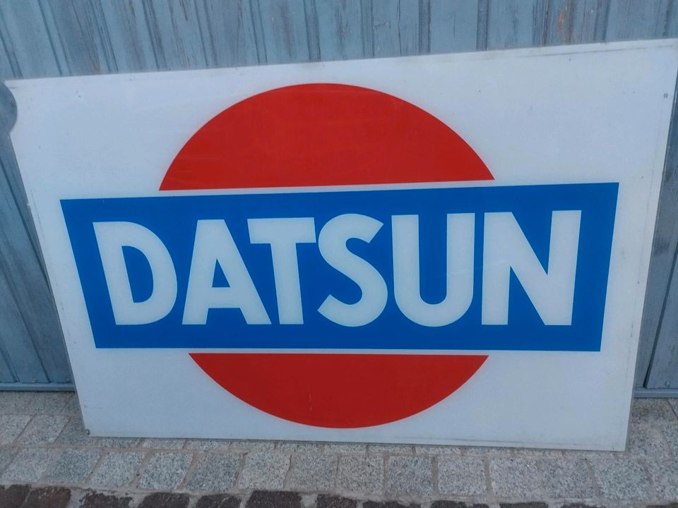 Datsun 240 Leuchtwerbung Reklame Schild Werkstatt Service Vintage in Kirchheim unter Teck