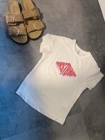 WRSTBHVR Tshirt enganliegend Creme pink rot xxs Nordrhein-Westfalen - Gelsenkirchen Vorschau