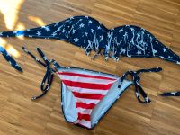 USA Amerika Bikini Flagge Gr. 38 Bandeau Fransen binden Schnüre Baden-Württemberg - Heidenheim an der Brenz Vorschau