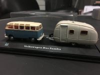 VW Bus T1 Samba mit Wohnanhänger Modellauto 1/43 Blau RAR Nordrhein-Westfalen - Mülheim (Ruhr) Vorschau