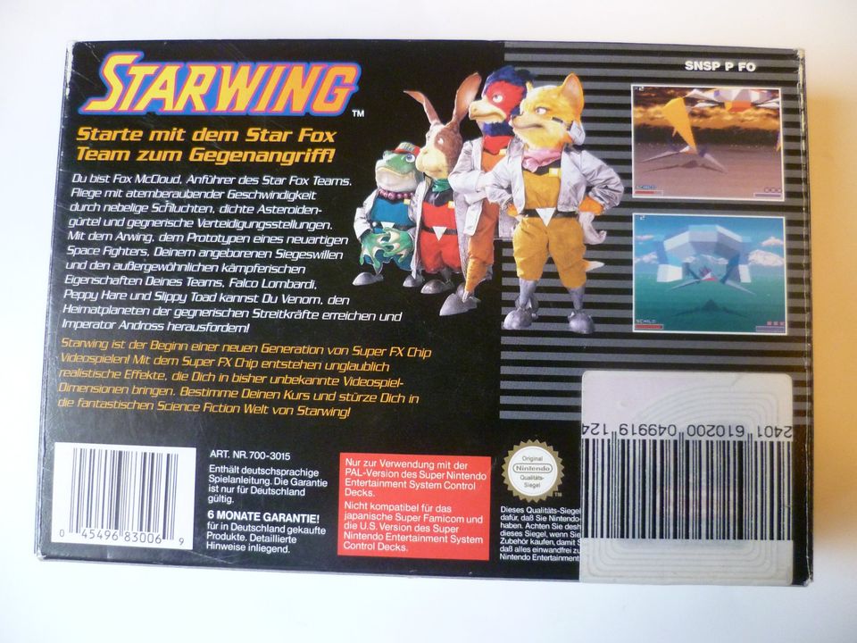 snes super nintendo starwing pal in Würzburg