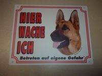 Hund Warnschild Warntafel Schild - Deutscher Schäferhund- Essen - Essen-Ruhrhalbinsel Vorschau