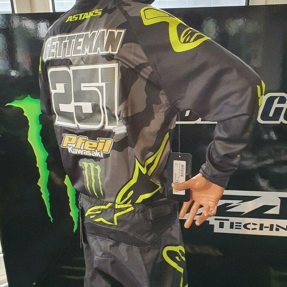 Kawasaki Pfeil Team Combo Jersey Hose alpinestars kxf in Triptis