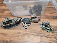 Aquarium Deko Schiff, Piratentotenkopf und Höhle zu verkaufen Nordrhein-Westfalen - Viersen Vorschau