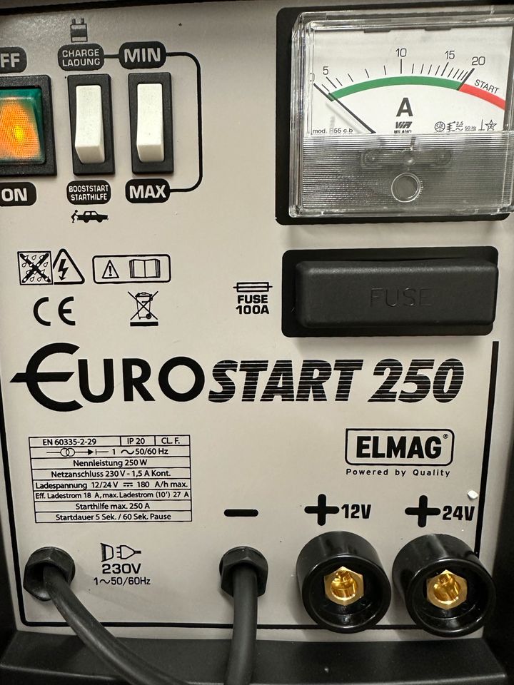 Elmag Eurostart 250 Batterieladegerät Booster Ladegerät in Hagen