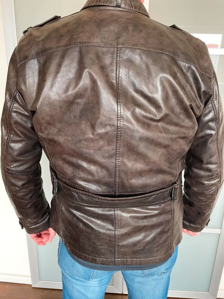 Lederjacke, Leather jacket, braun/brown,Gr. L/XL, Boss Orange in Berlin