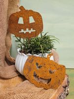 Kürbis Herbst Halloween Edelrost Rostdeko Dekoration Bayern - Eltmann Vorschau