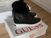TOP Guess 37 Platform Sneaker Leder Kunstfell Niedersachsen - Oldenburg Vorschau