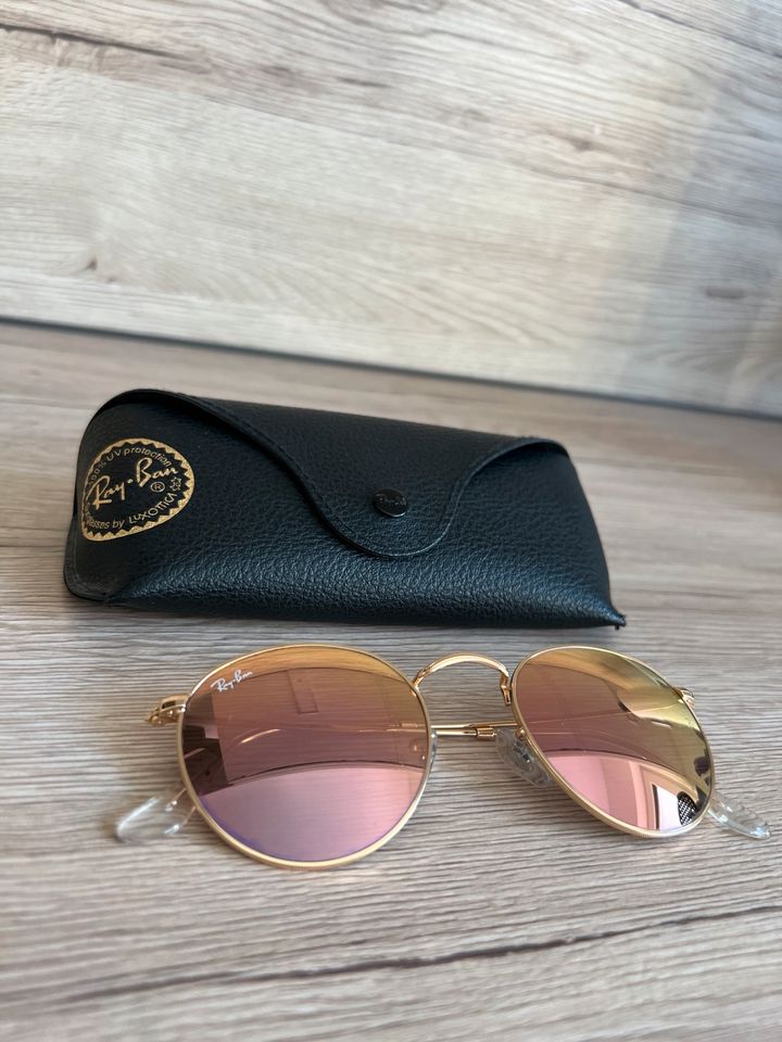 RAY-BAN Sonnenbrille Gold Matt/Rosé in Illertissen