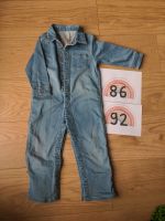 Jeans Overall 86/92 Onesie lang Bio Baumwolle Knöpfe Berlin - Neukölln Vorschau