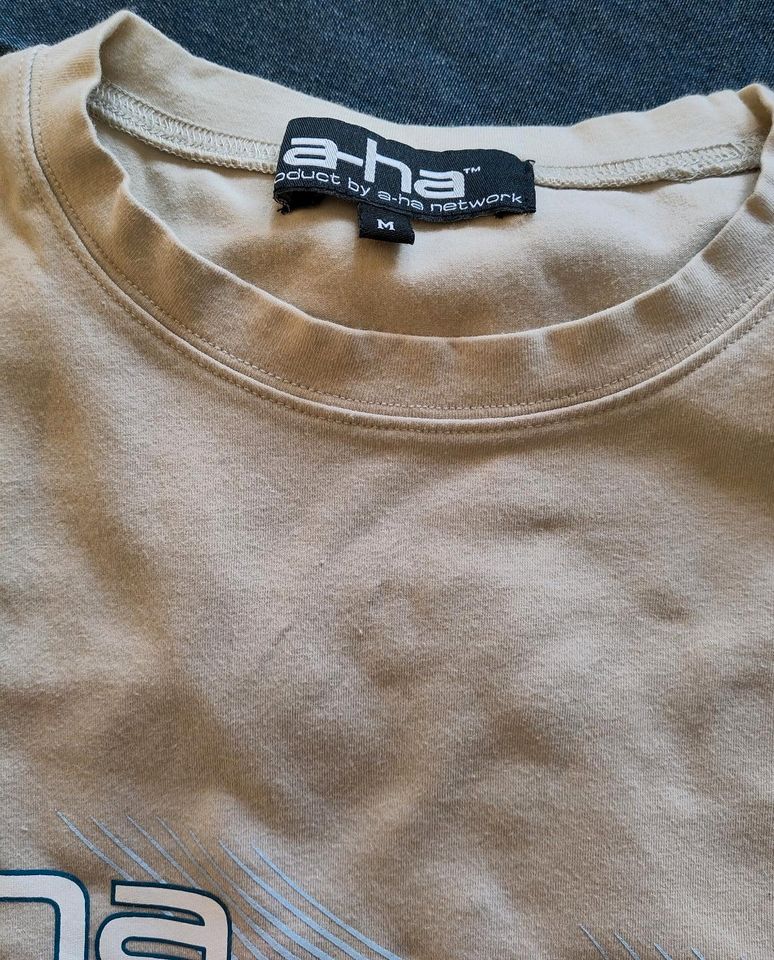 Tourshirt a-ha 2002 Lifelines Girl Gr M beige in Rehfelde