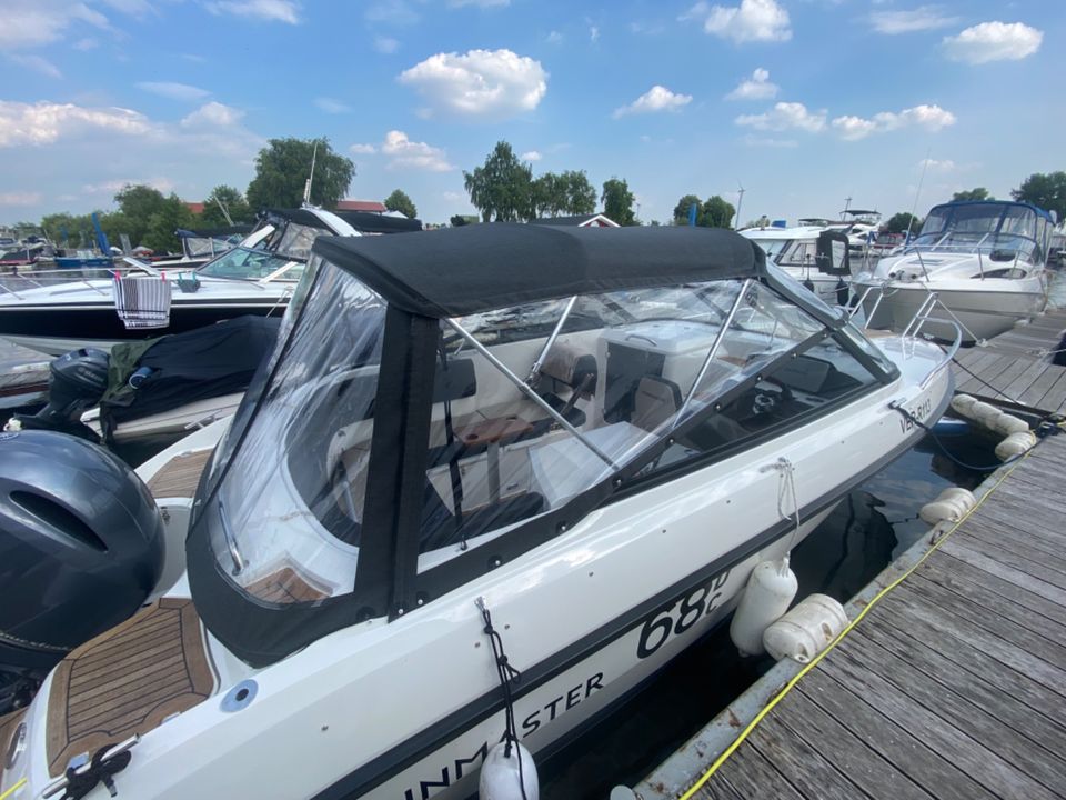 Finnmaster DC68 Final Edit.Model 2019 mit YAMAHA F200 und Trailer in Ahausen