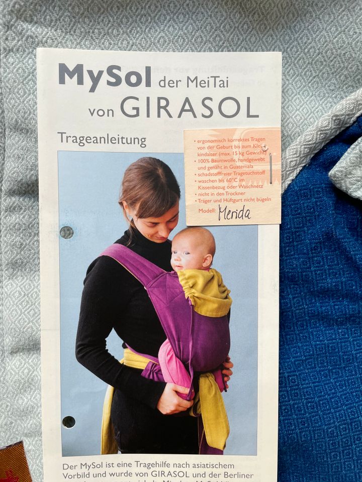 MySol von GIRASOL "Merida" Babytrage Tragehilfe Trage in Werder (Havel)