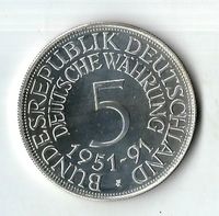 BRD 5 DM Medaille 1 Unze Feinsilber Bayern - Freilassing Vorschau