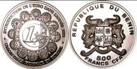 *Nur 2002 Stück* 999 Silbermünze 500 Francs Euro-Einführung Benin Eimsbüttel - Hamburg Schnelsen Vorschau