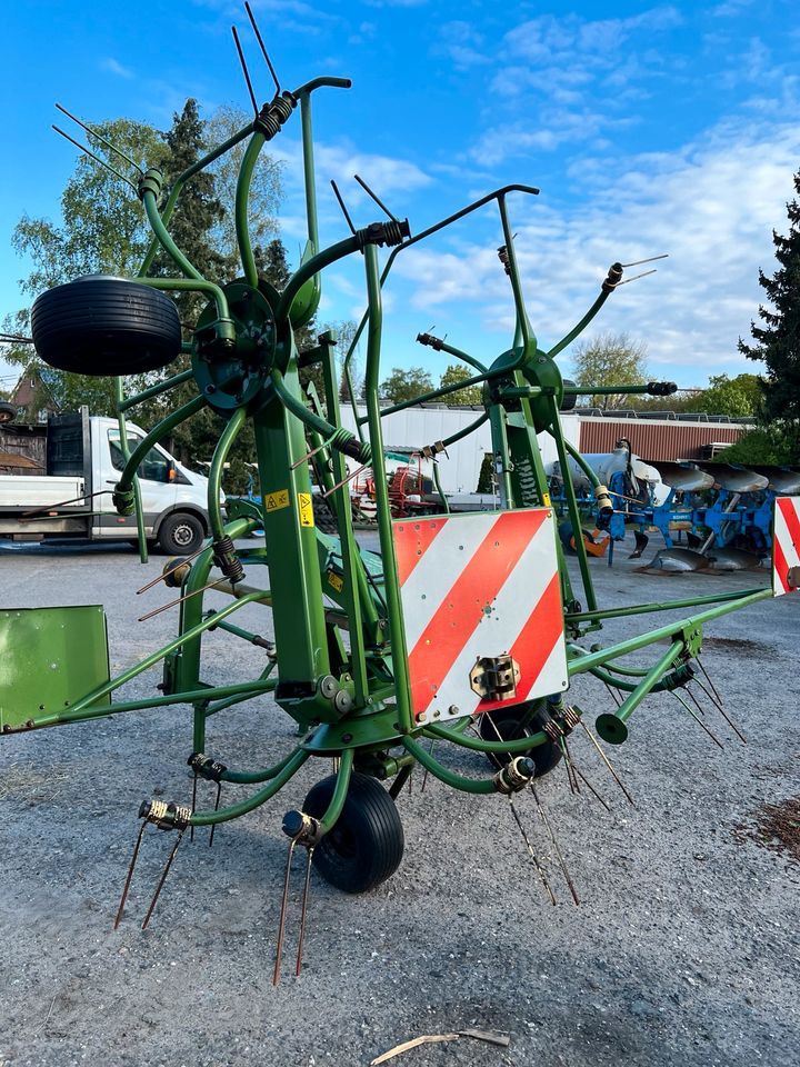 Krone KW 5.50 Heuwender Vierstern Wender Zetter Kreiselheuwender in Heek