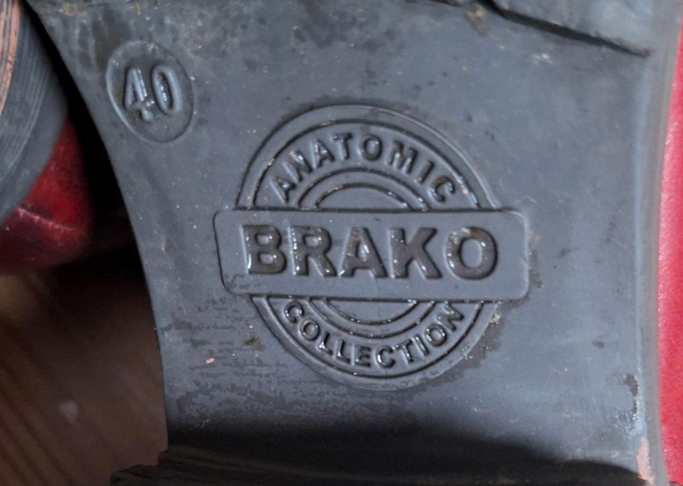 Brako Stiefel rot 40 in Rieseby