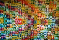 Batik, handgemalt, patchwork, Vorhang, Gemälde, moderne Kunst Niedersachsen - Diepholz Vorschau