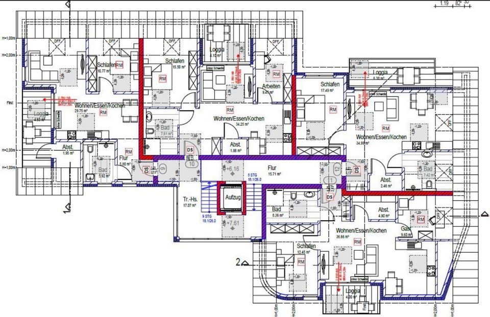 Zentral gelegene 2-Zimmer-Dachgeschosswohnung mit Balkon in Bad Driburg