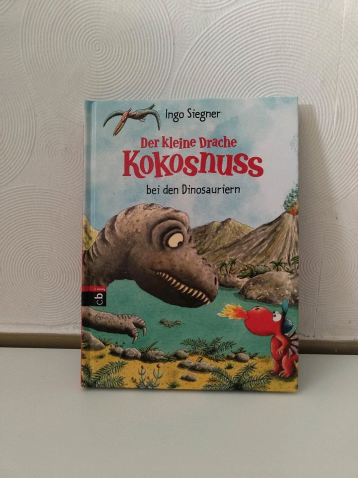 Der kleine Drache Kokosnuss, bei den Dinosauriern, Buch in Wiesbaden