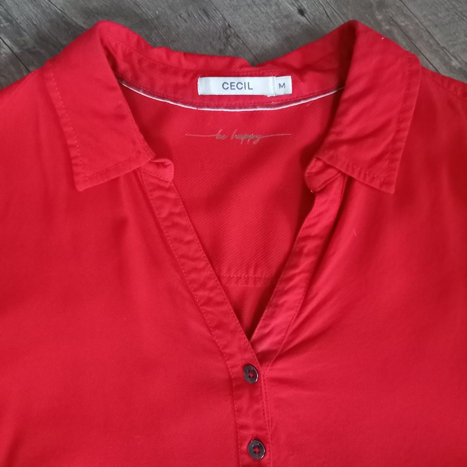 Cecil Damen Bluse Shirt in rot Gr. M in Neuenkirchen-Vörden
