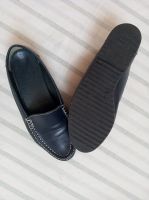 Damenschuhe Gr 37  Mokassin-Slipper dunkelblau Leder bequem Stuttgart - Stuttgart-Ost Vorschau