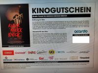 2 Kinogutscheine Knock Knock Knock Horror Grusel bis 01.08 Hessen - Usingen Vorschau