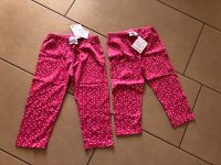 Mädchen 2 Leggings Gr.110,116 Radler Capri Sommer Leggings Pink Niedersachsen - Peine Vorschau