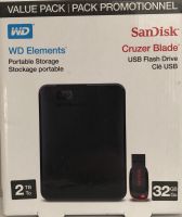 WD E. Portable USB 3.0 2TB EXTERNE FESTPLATTE + SanDisk 32 GB! Rheinland-Pfalz - Sankt Johann Vorschau