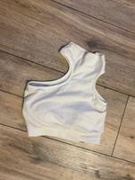 Süßes y2k Crop Top off shoulder / schulter asymmetrisch in weiß Bayern - Frensdorf Vorschau