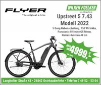 E-Bike Flyer Upstreet 5 7.43 Herren 750WH Panasonic Ultimate GX Niedersachsen - Ostrhauderfehn Vorschau