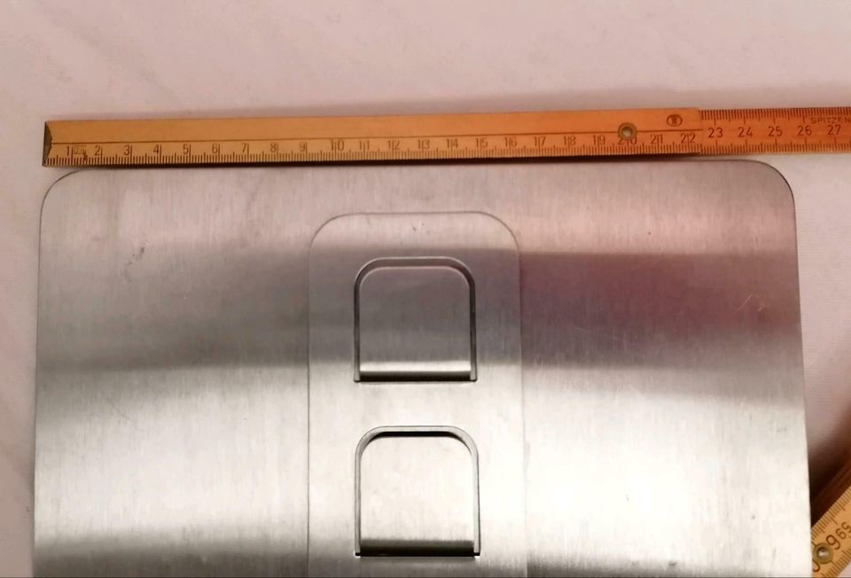 Schlüsselboard Magnetboard Notizhalter Edelstahl in Jork