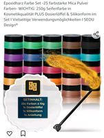 Epoxidharz Farbe Set -25 farbstarke Mica Pulver Farben NEU Hessen - Heidenrod Vorschau