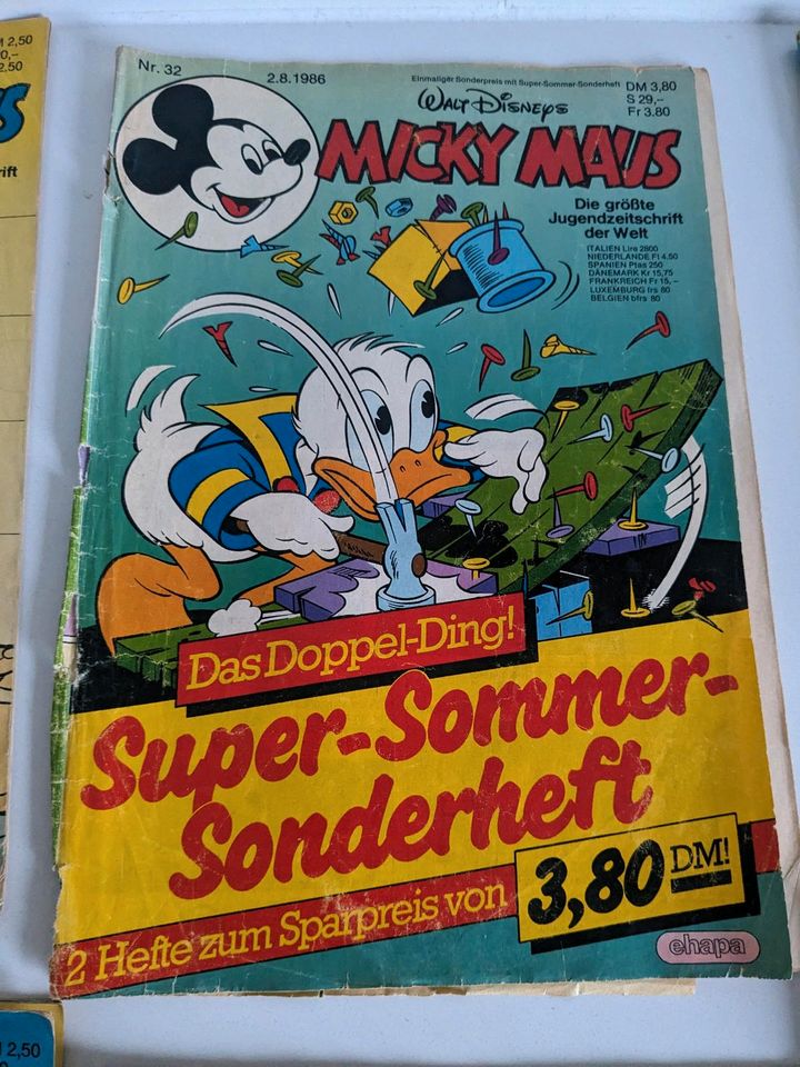 9 Mickey Mouse Hefte 1986/1987 in Bayreuth