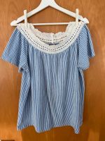 Shirt-Bluse Größe L, blau weiß VERO MODA Nordrhein-Westfalen - Kreuztal Vorschau