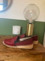 Zara Espadrilles 38 Burgundarot Bergedorf - Hamburg Lohbrügge Vorschau