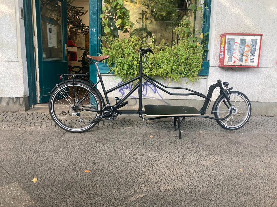 TWC Cargo M Cage Lastenfahrrad Long John hand crafted in Berlin in Berlin