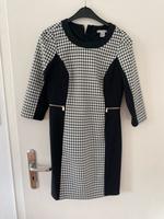 H&M Kleid Gr. 40 schwarz weiß gemustert Hahnentritt Niedersachsen - Wilhelmshaven Vorschau